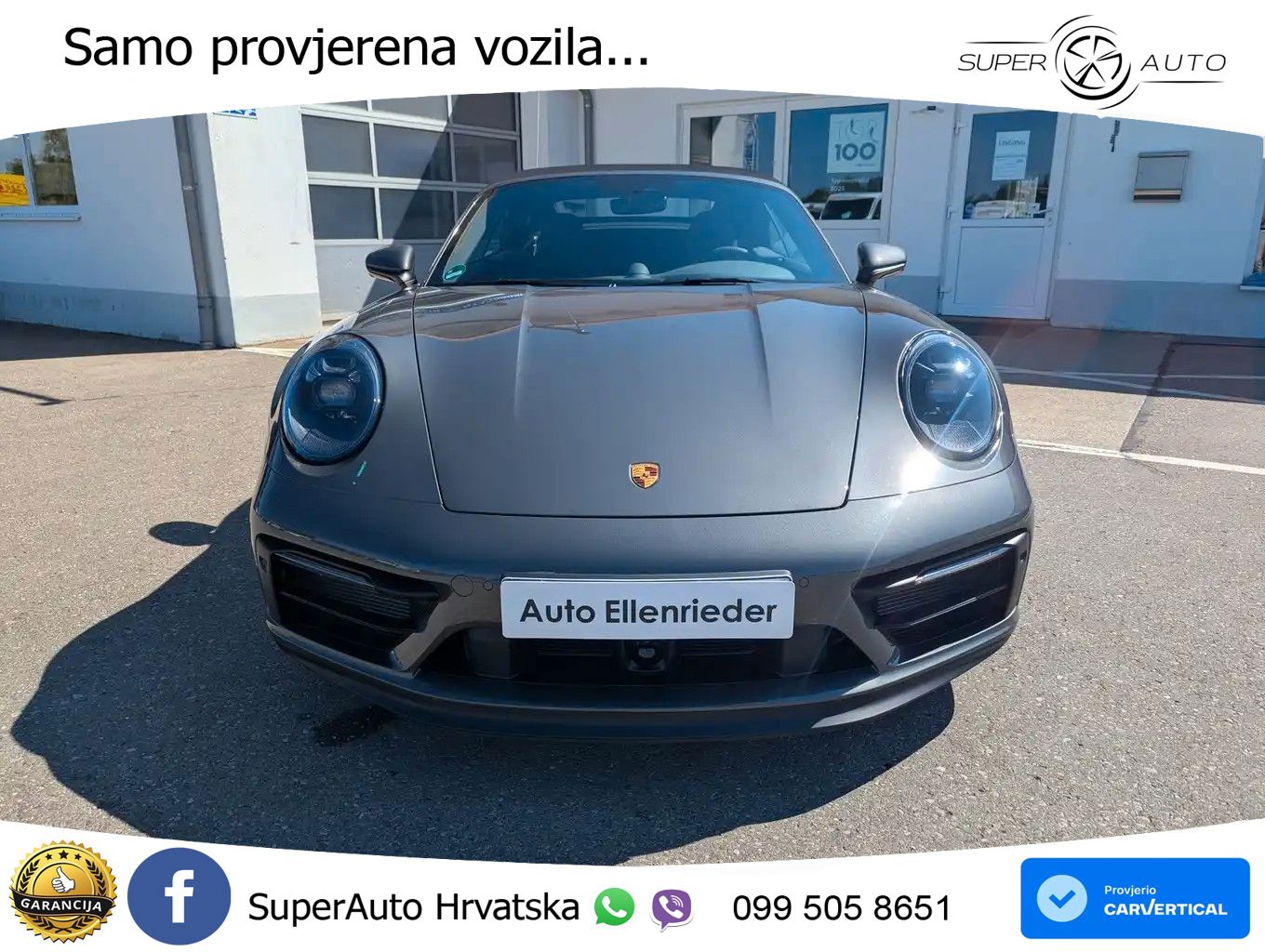 Porsche 911 Carrera 4 GTS Cabriolet 3.0 (480 KS) PDK ZRAČNI+ACC+GR SJED+KAM
