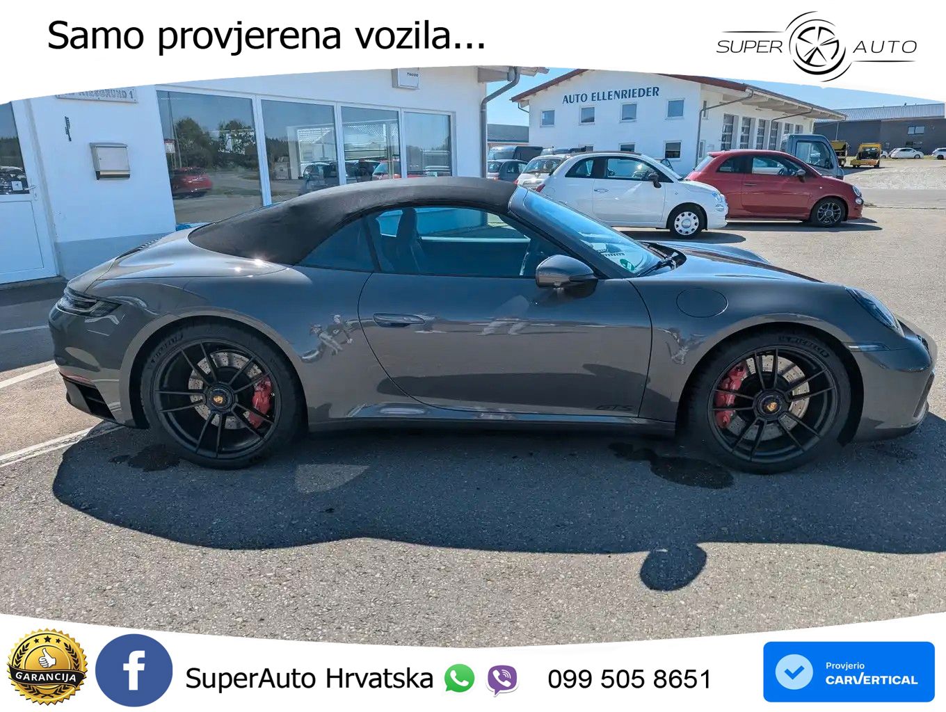 Porsche 911 Carrera 4 GTS Cabriolet 3.0 (480 KS) PDK ZRAČNI+ACC+GR SJED+KAM