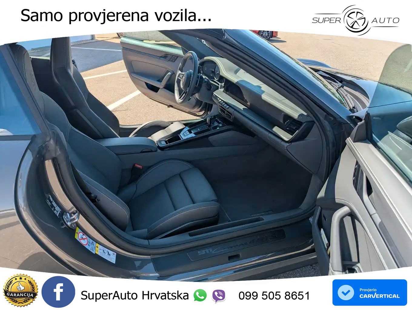 Porsche 911 Carrera 4 GTS Cabriolet 3.0 (480 KS) PDK ZRAČNI+ACC+GR SJED+KAM
