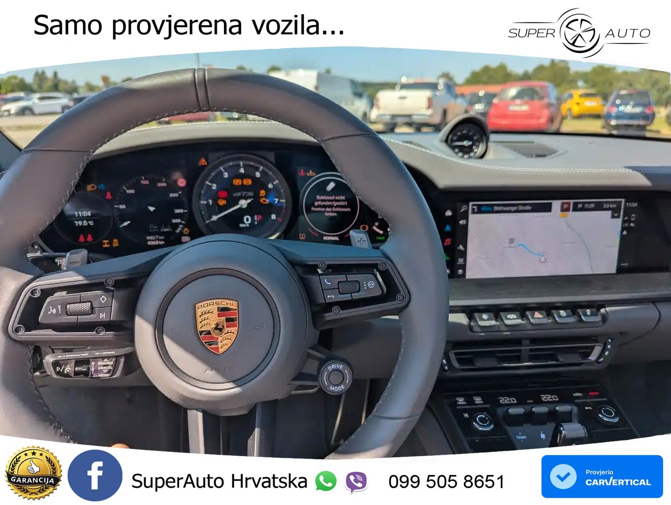 Porsche 911 Carrera 4 GTS Cabriolet 3.0 (480 KS) PDK ZRAČNI+ACC+GR SJED+KAM