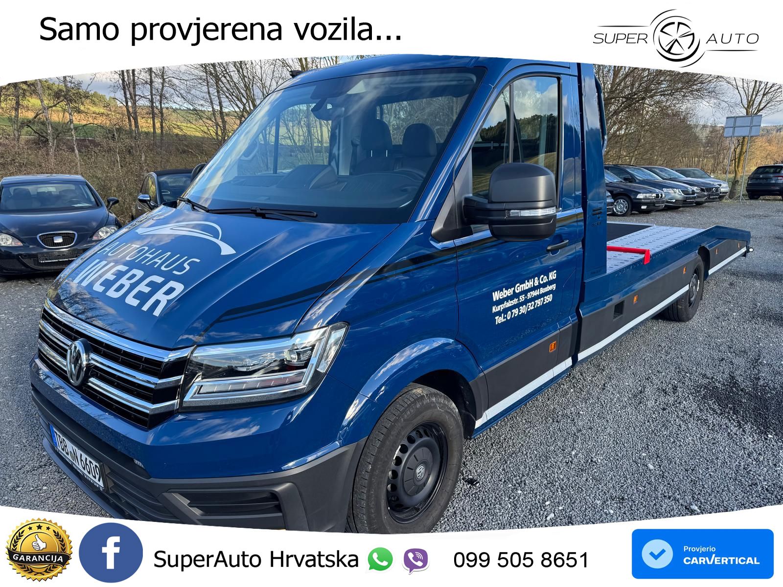 Volkswagen Crafter 2.0 TDI 35 *Abschlepper*Autotransporter* 177 KS