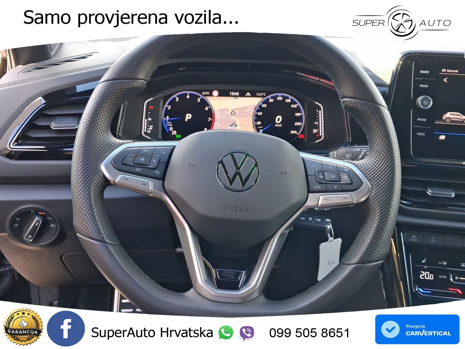 Volkswagen T-Roc 1.5 TSI (150 KS) DSG R-Line LED+GR SJED+ACC