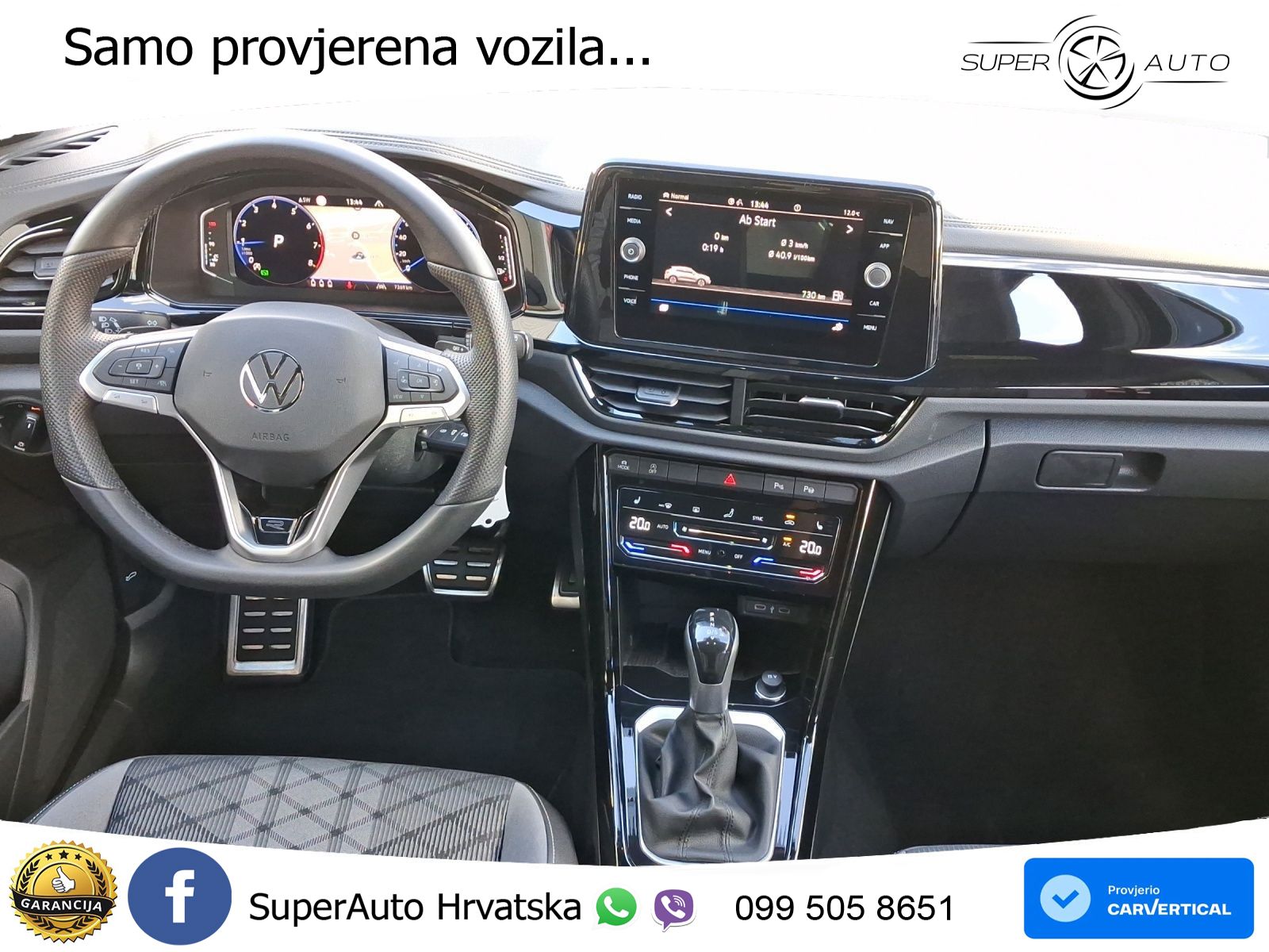 Volkswagen T-Roc 1.5 TSI (150 KS) DSG R-Line LED+GR SJED+ACC