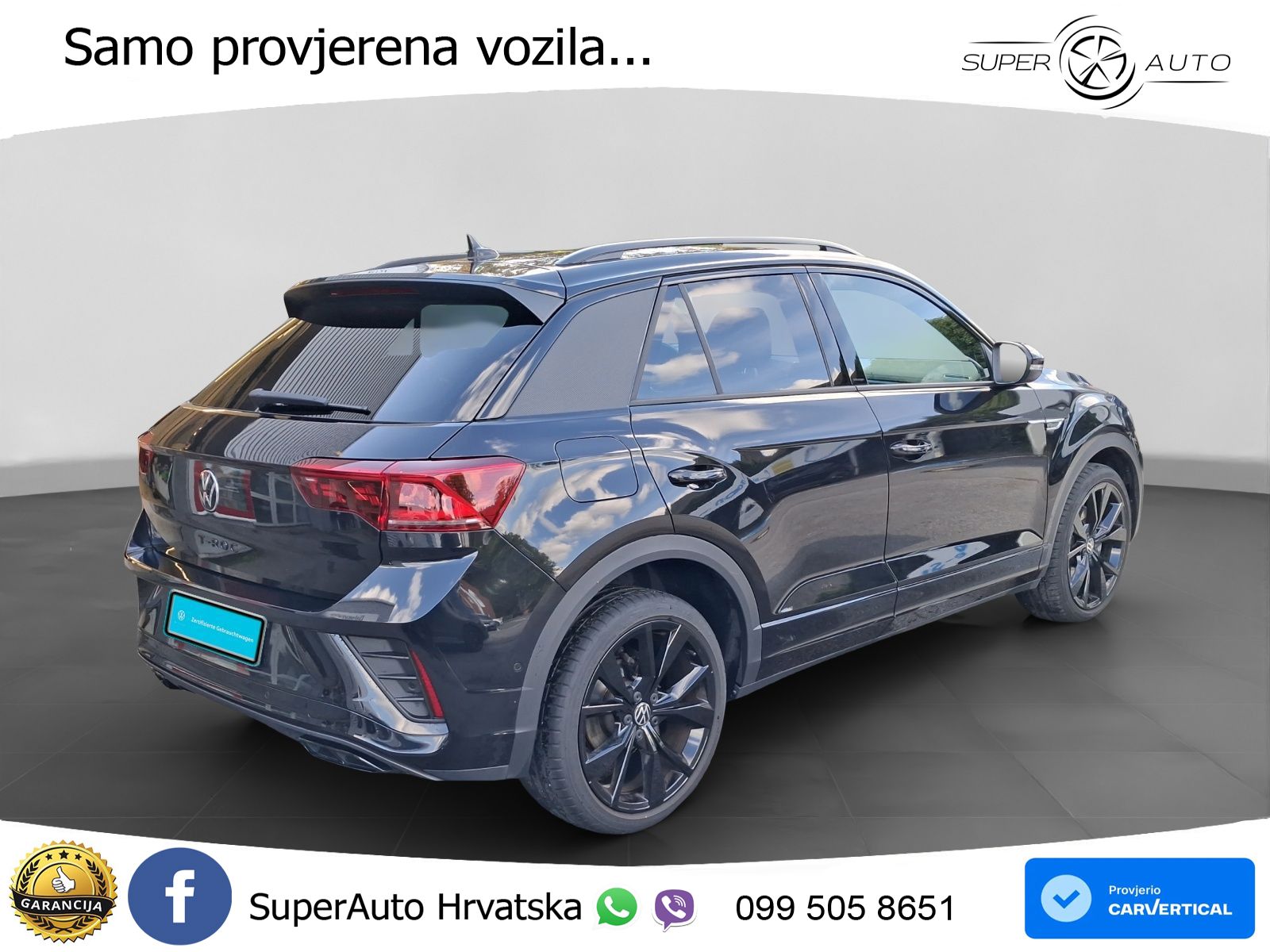 Volkswagen T-Roc 1.5 TSI (150 KS) DSG R-Line LED+GR SJED+ACC