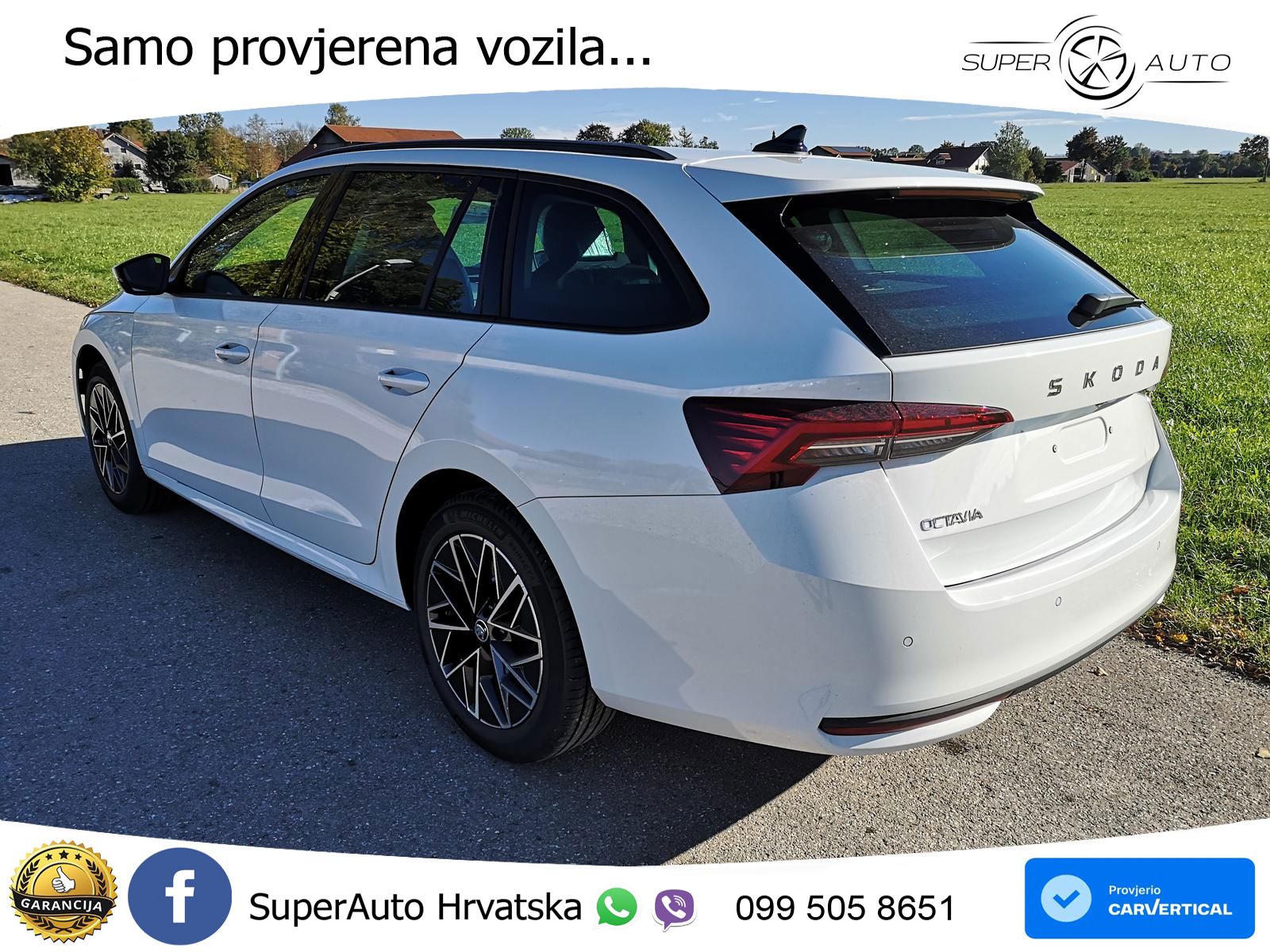 Škoda Octavia Combi 2.0 TDI (150 KS) DSG Selection LED+GR SJED+ACC
