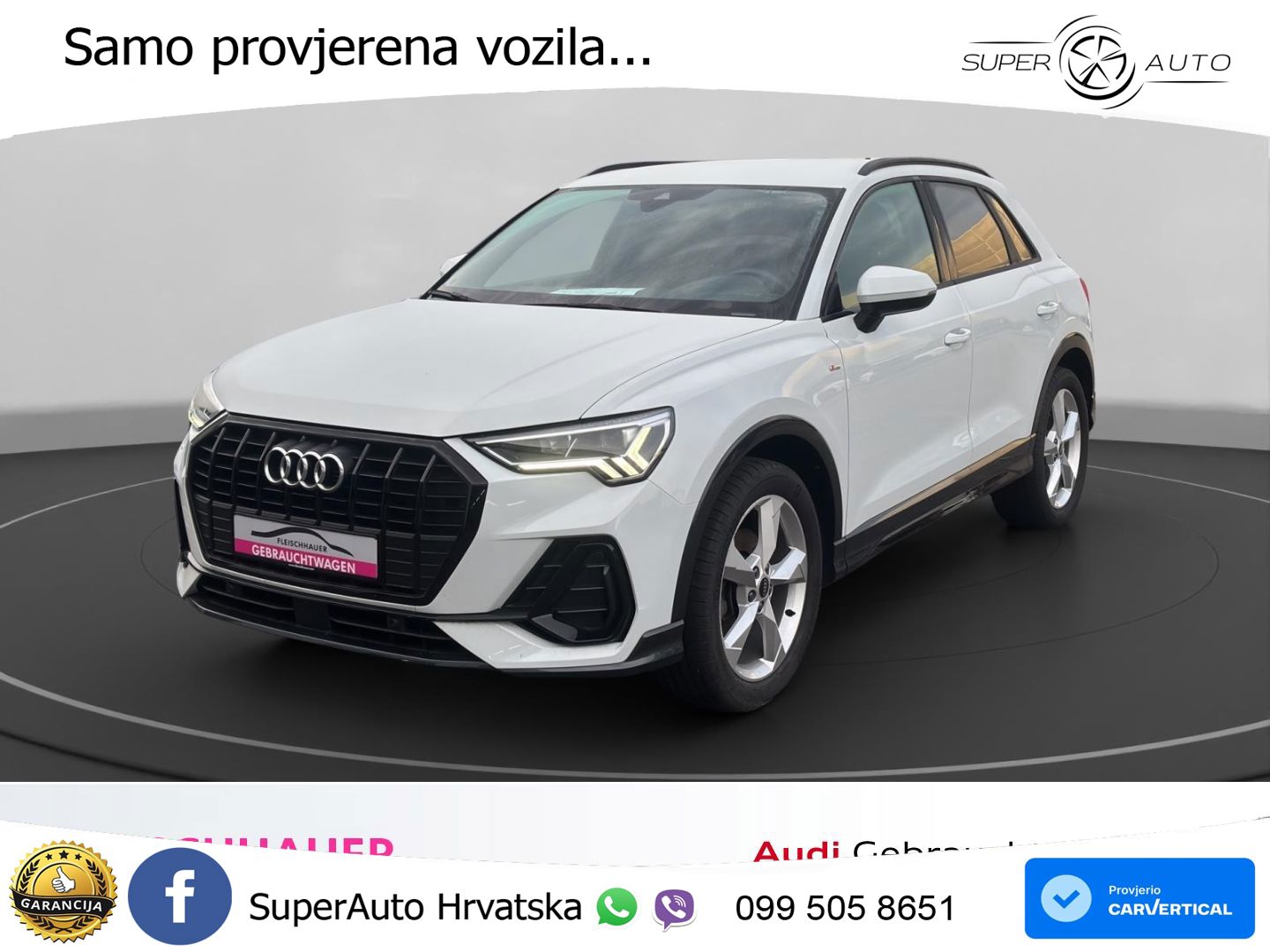 Audi Q3 35 TFSI (150 KS) S line LED+GR SJED+ACC