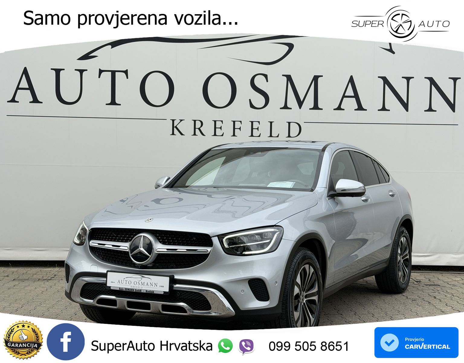 Mercedes GLC Coupe 220d (194 KS) 4MATIC G-TRONIC LED+GR SJED+ACC