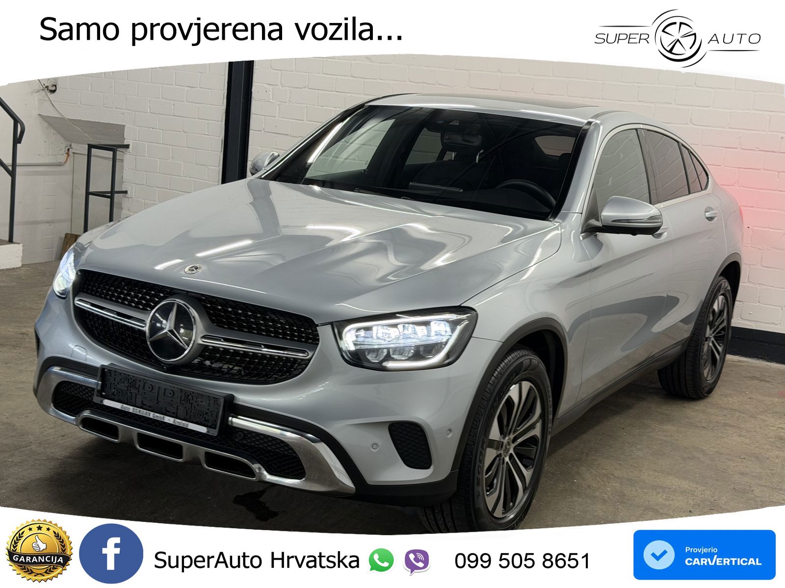 Mercedes GLC Coupe 220d (194 KS) 4MATIC G-TRONIC LED+GR SJED+ACC