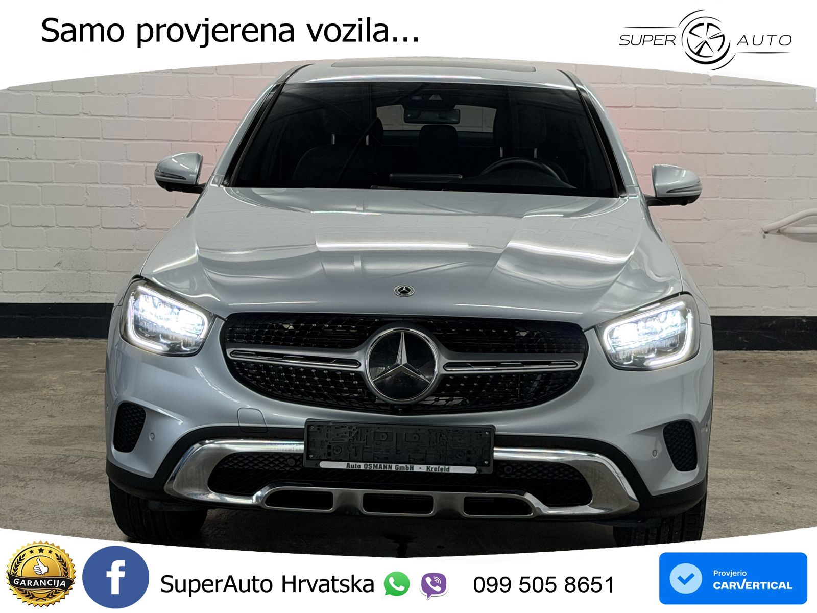Mercedes GLC Coupe 220d (194 KS) 4MATIC G-TRONIC LED+GR SJED+ACC