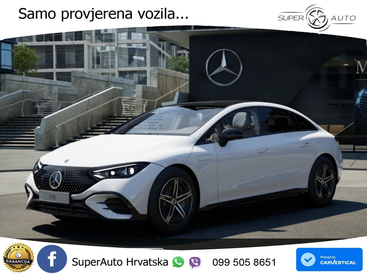 Mercedes EQE 350+ 105 kWh (320 KS) AMG ACC+GR SJED+360+PANO