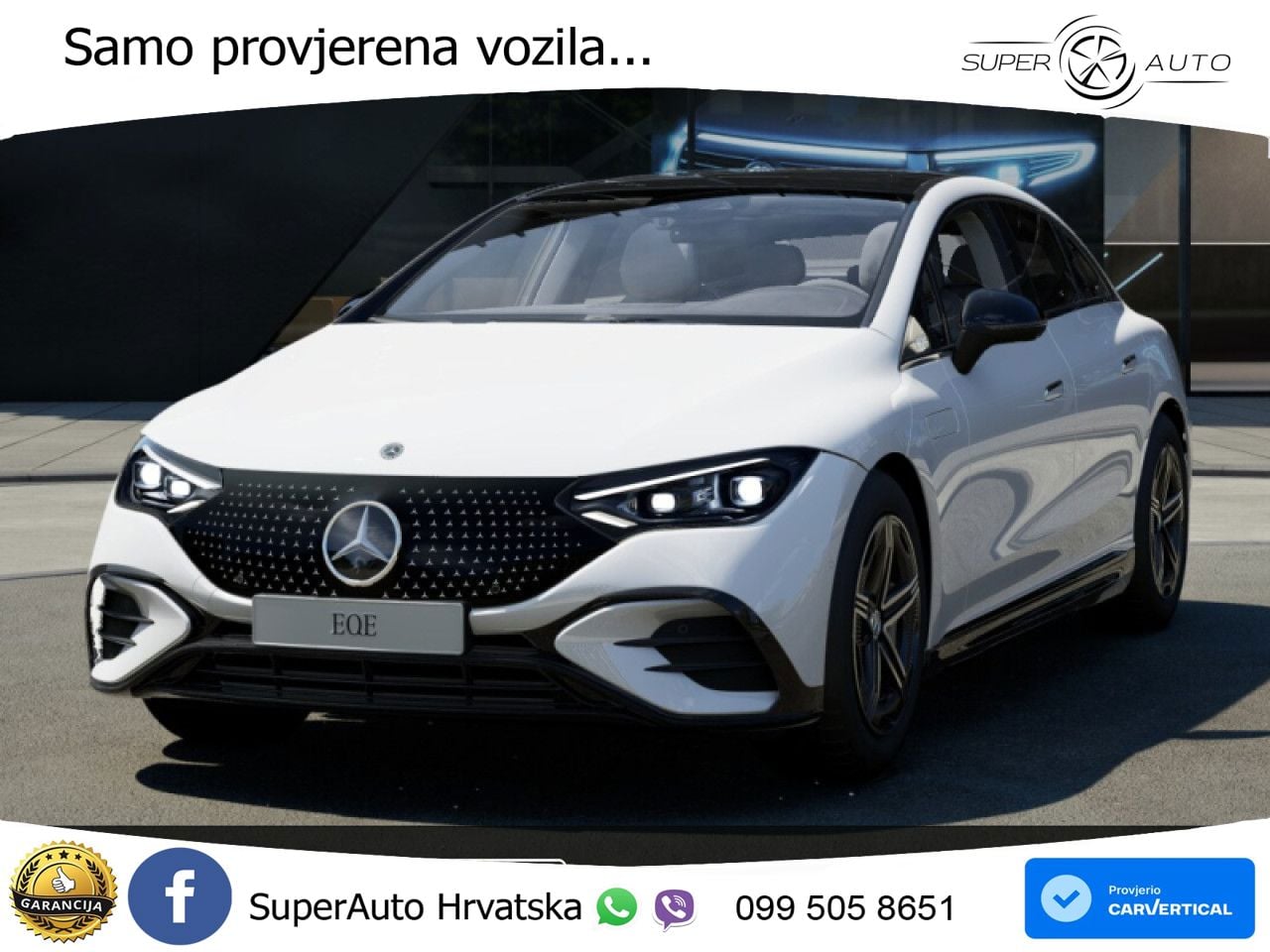 Mercedes EQE 350+ 105 kWh (320 KS) AMG ACC+GR SJED+360+PANO