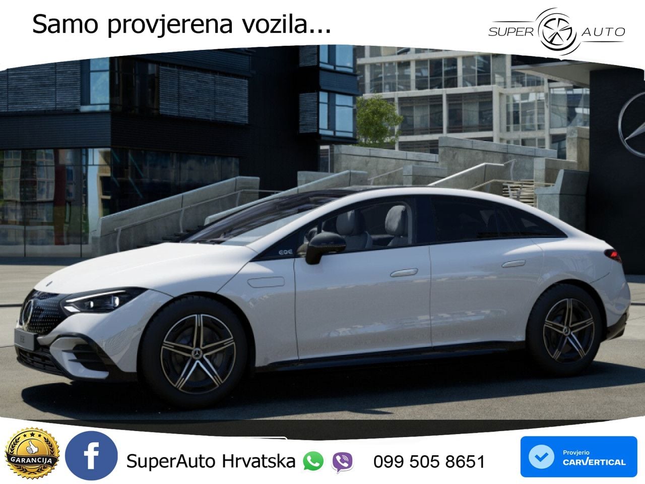 Mercedes EQE 350+ 105 kWh (320 KS) AMG ACC+GR SJED+360+PANO