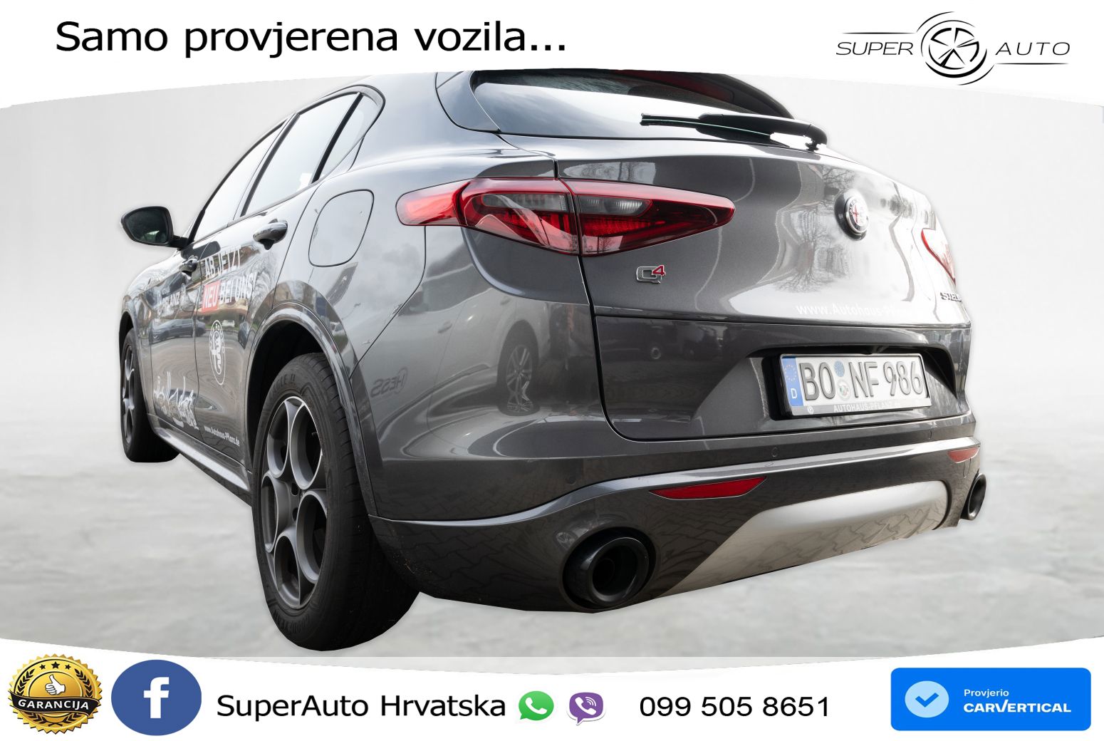 Alfa Romeo Stelvio 2.0 Turbo (280 KS) Q4 Automatic