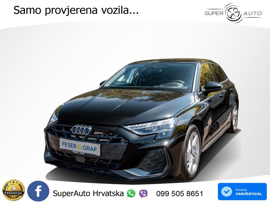 Audi A3 35 TFSI (150 KS) S tronic S line LED+GR SJED+ACC