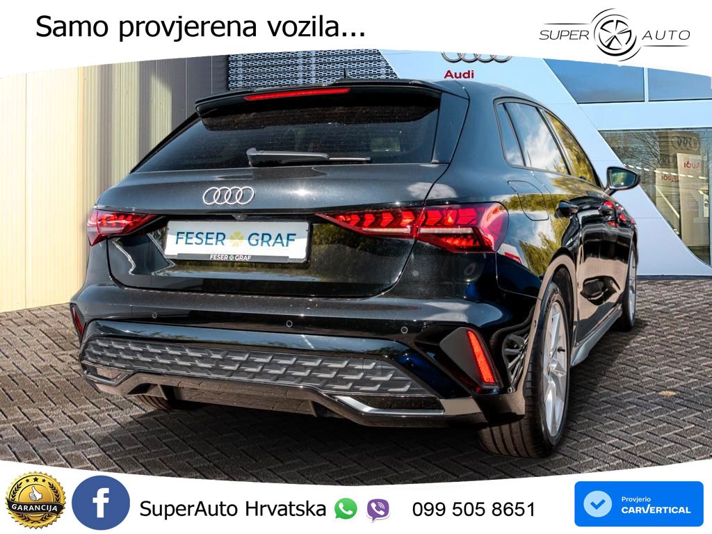 Audi A3 35 TFSI (150 KS) S tronic S line LED+GR SJED+ACC