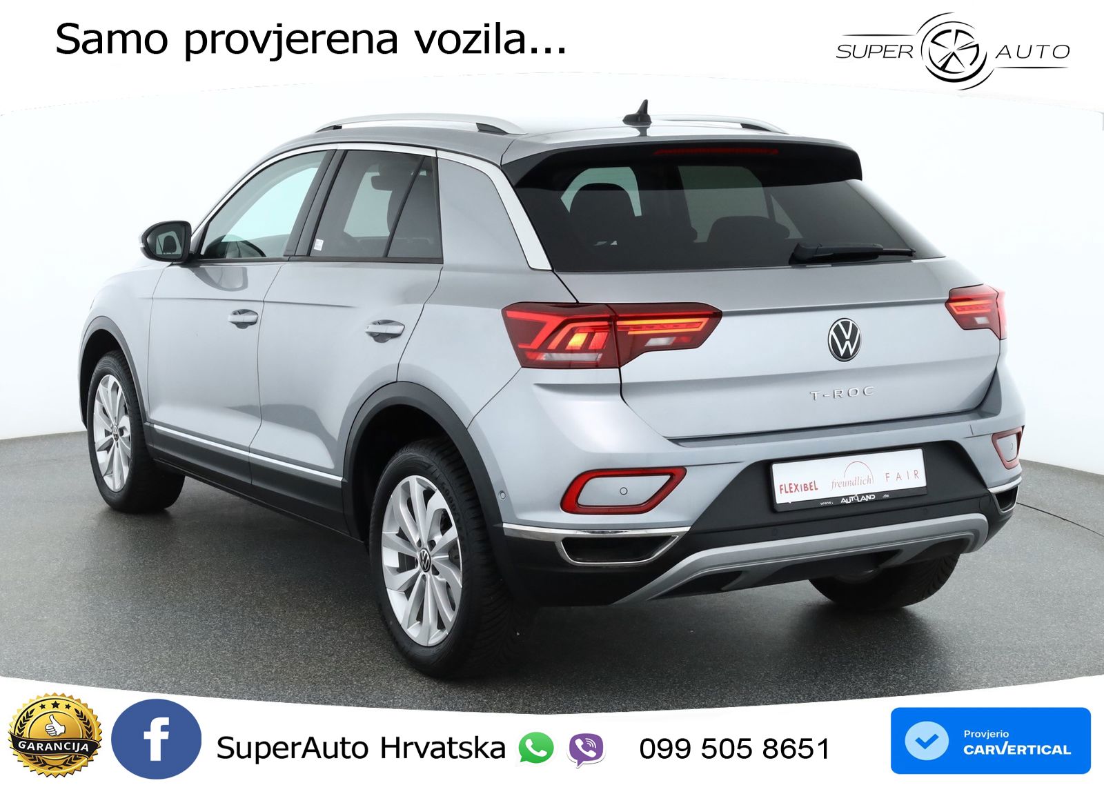 Volkswagen T-Roc 1.5 TSI (150 KS) DSG LED+GR SJED+ACC