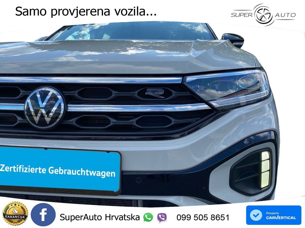 Volkswagen T-Roc 2.0 TSI (190 KS) 4M DSG R-Line LED+GR SJED+ACC