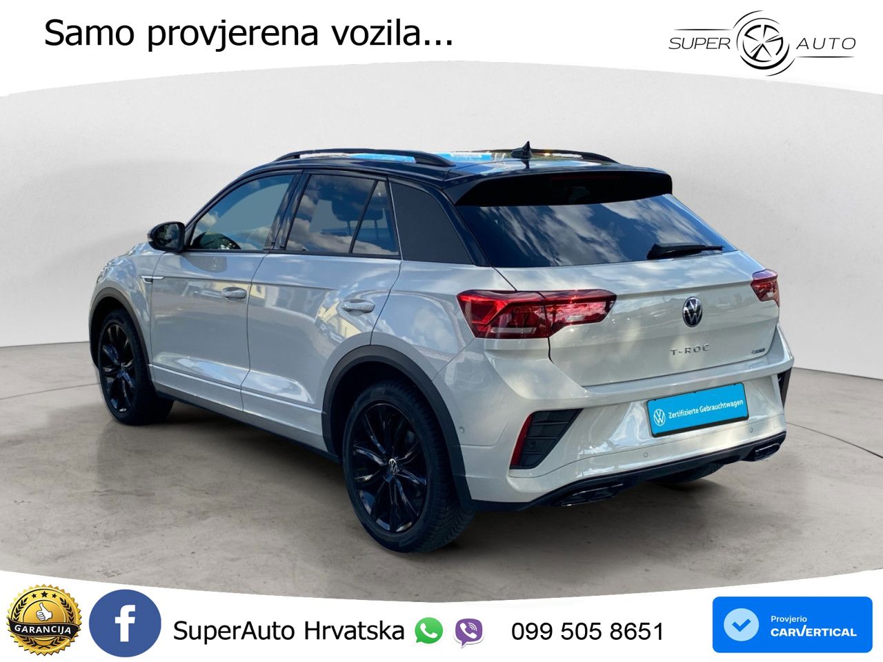 Volkswagen T-Roc 2.0 TSI (190 KS) 4M DSG R-Line LED+GR SJED+ACC