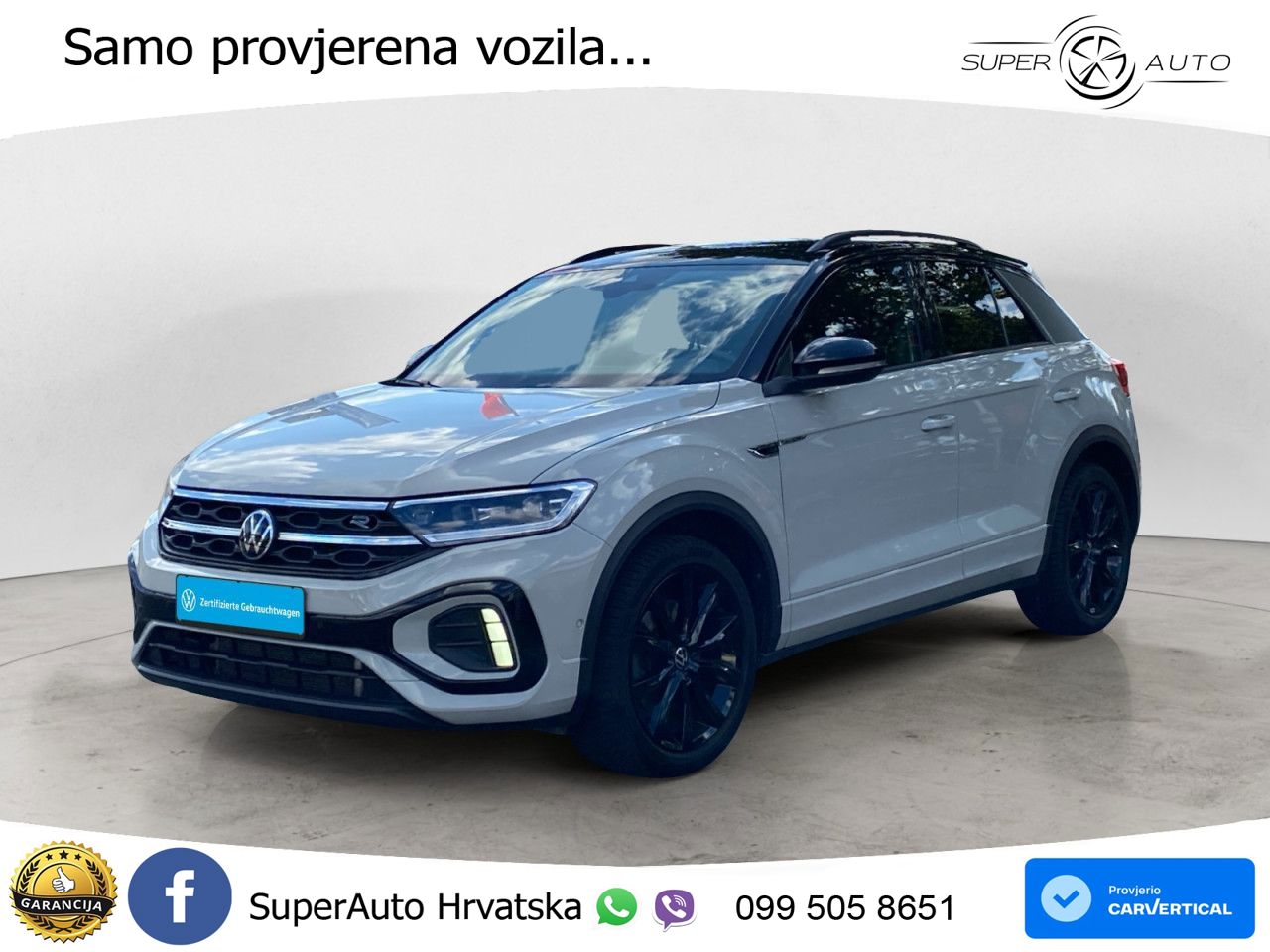 Volkswagen T-Roc 2.0 TSI (190 KS) 4M DSG R-Line LED+GR SJED+ACC