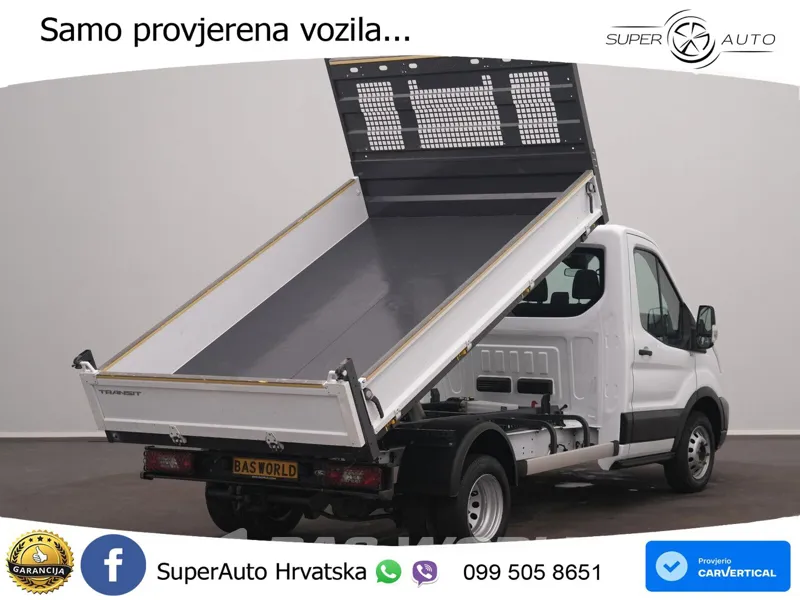 Ford Transit 165pk Kipper Dubbellucht 3,5t Trekhaak A 165 KS