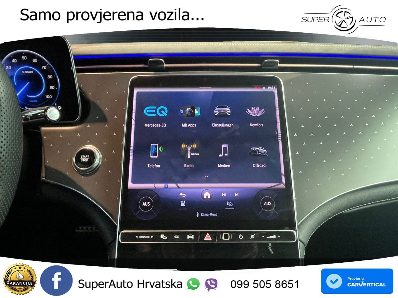 Mercedes EQE SUV 350 100 kWh (292 KS) 4MATIC AMG ZRAČNI+ACC+GR SJED+KAM+PANO