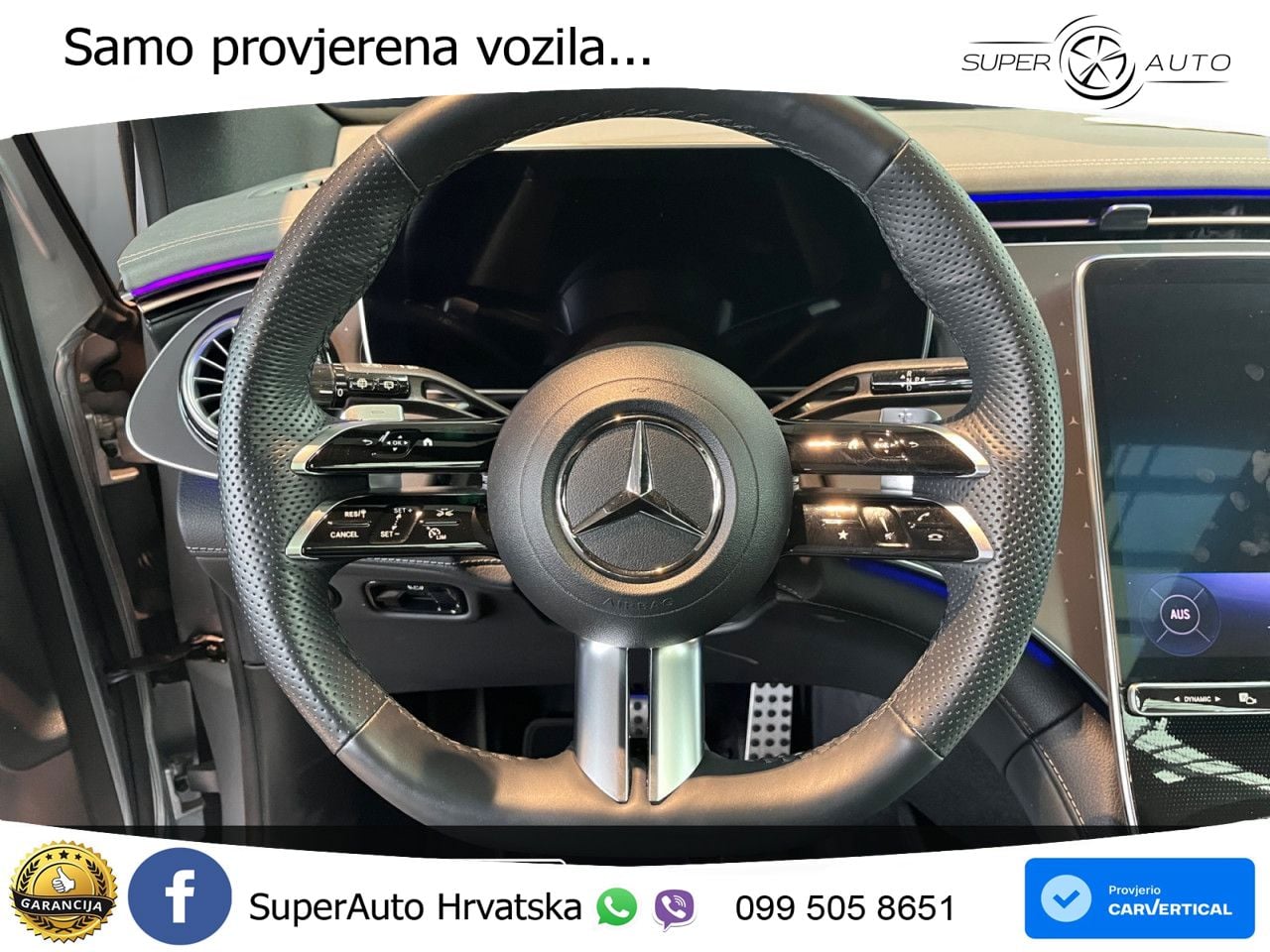 Mercedes EQE SUV 350 100 kWh (292 KS) 4MATIC AMG ZRAČNI+ACC+GR SJED+KAM+PANO