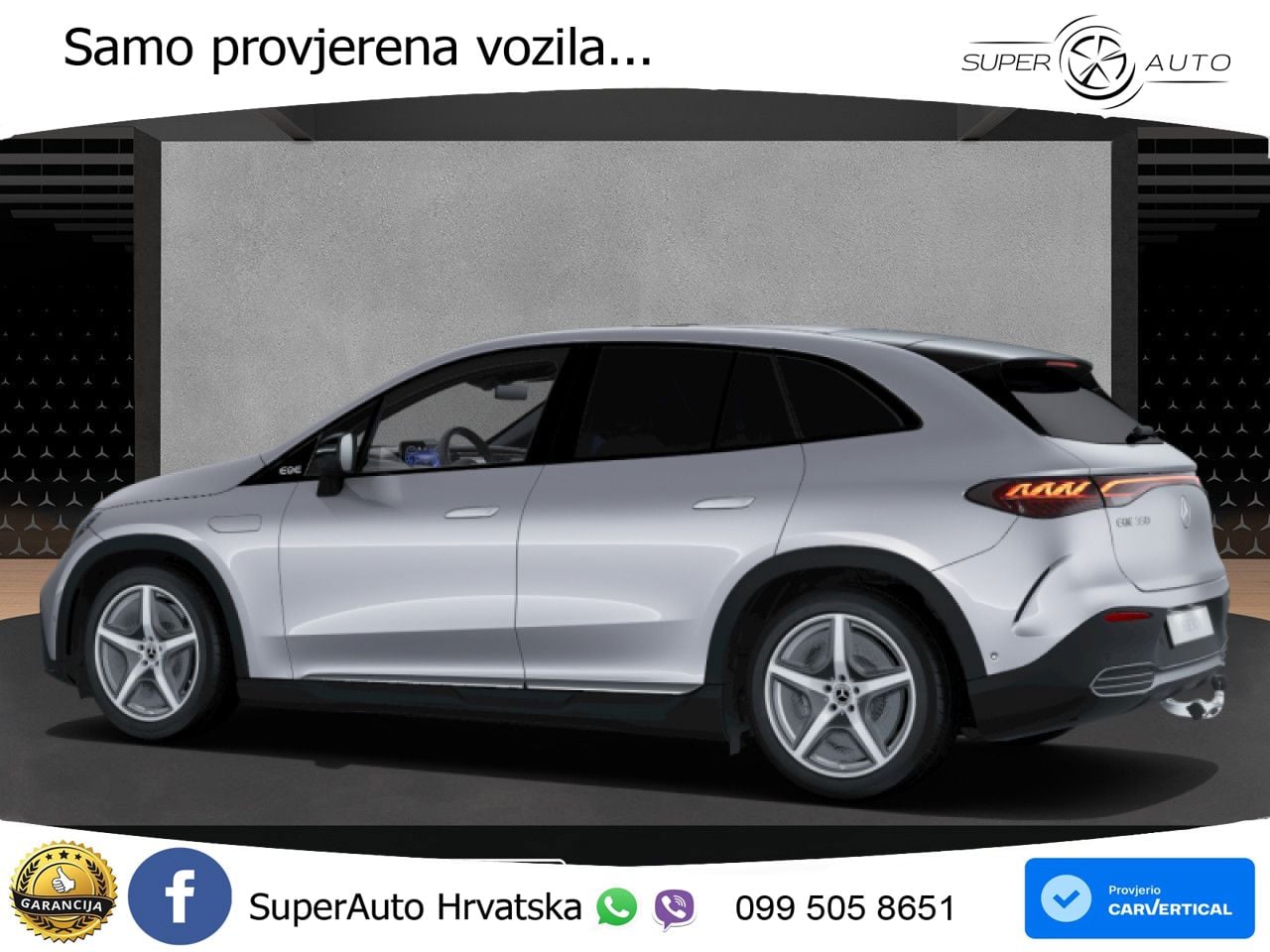 Mercedes EQE SUV 350 100 kWh (292 KS) 4MATIC AMG ZRAČNI+ACC+GR SJED+KAM+PANO