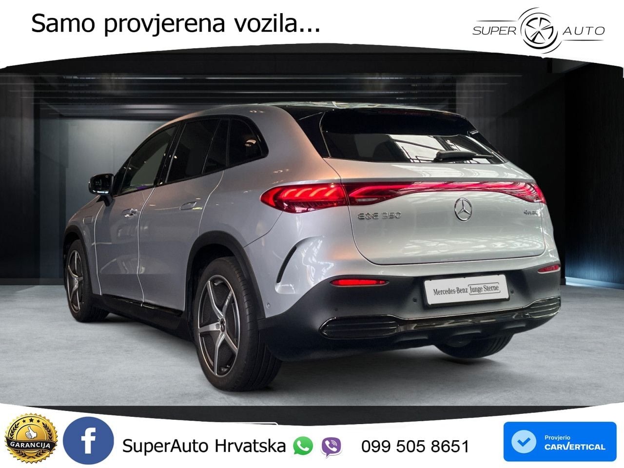 Mercedes EQE SUV 350 100 kWh (292 KS) 4MATIC AMG ZRAČNI+ACC+GR SJED+KAM+PANO