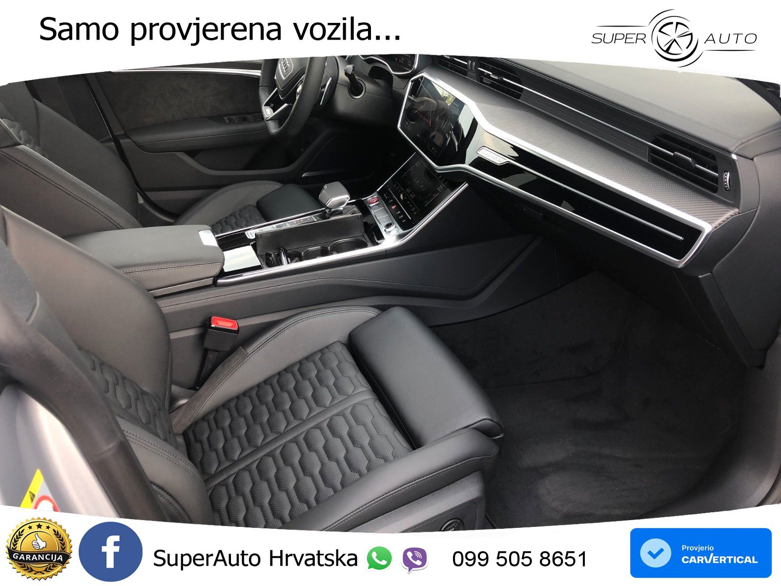 Audi RS7 4.0 TFSI V8 performance (630 KS) quattro tiptronic LED+GR SJED+ACC