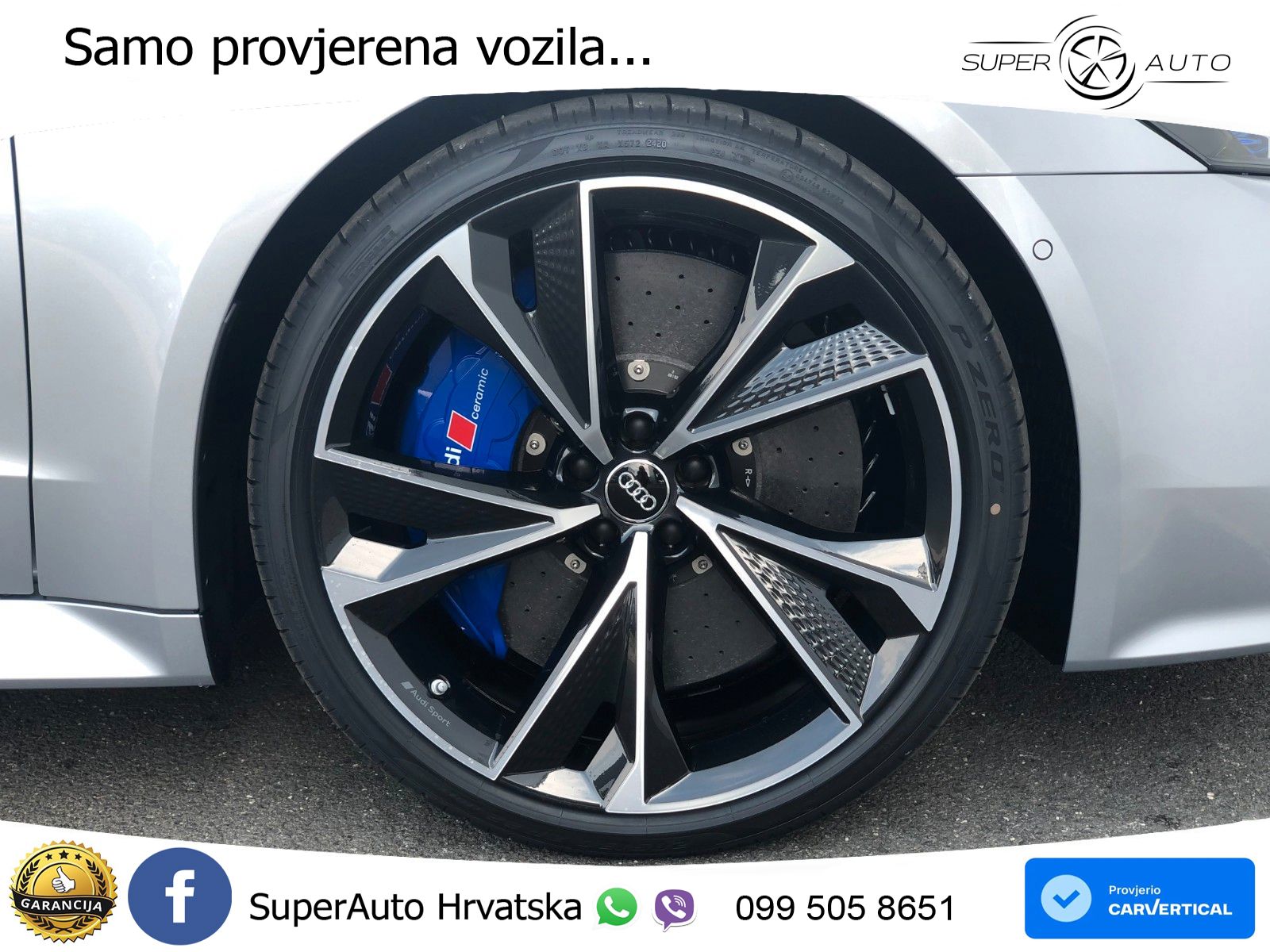 Audi RS7 4.0 TFSI V8 performance (630 KS) quattro tiptronic LED+GR SJED+ACC