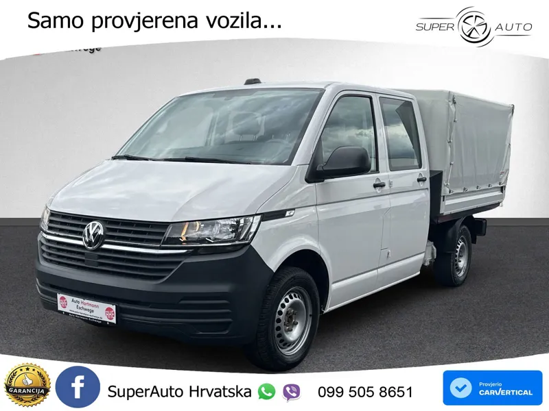 Volkswagen T6.1 Transporter 2.0TDI Pritsche DoKa Ahk 3000kg 150 KS