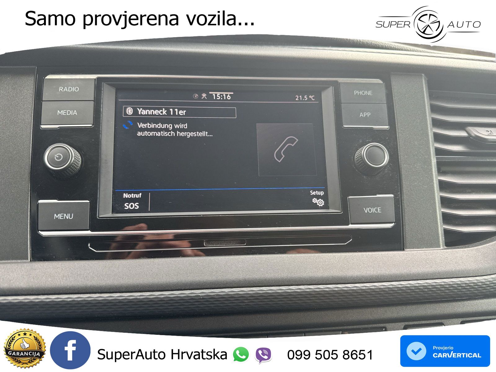 Volkswagen T6.1 Transporter 2.0TDI Pritsche DoKa Ahk 3000kg 150 KS