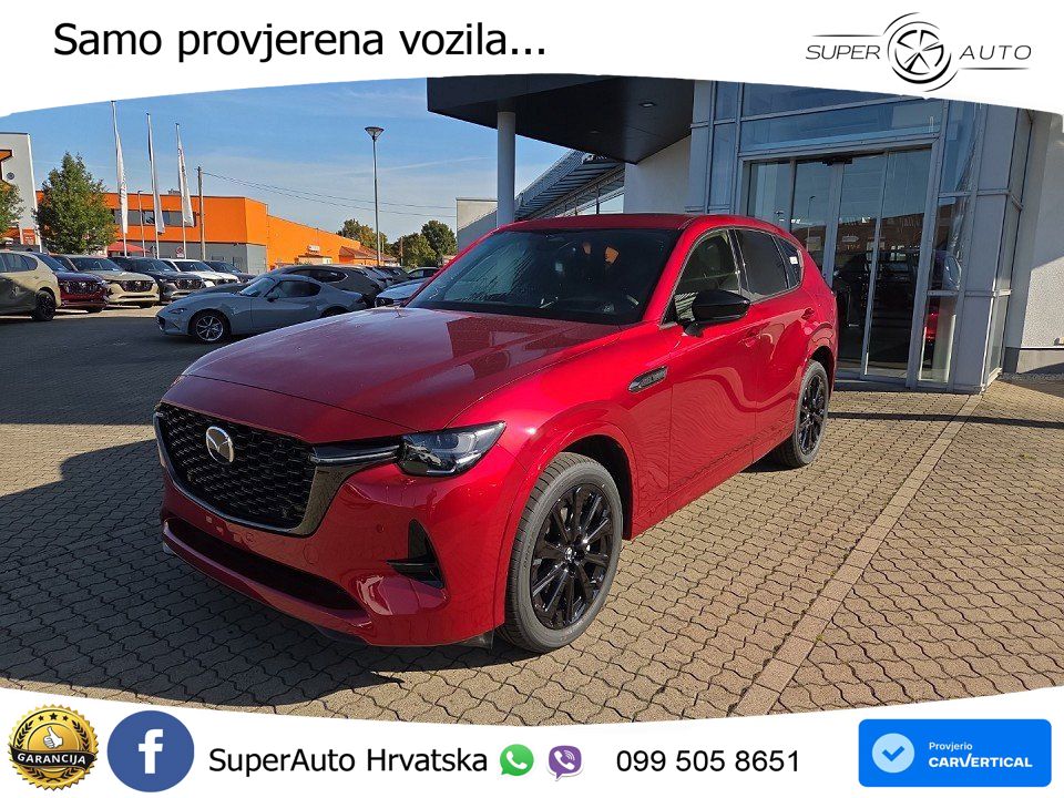 Mazda CX-60 3.3 e-Skyactiv D (254 KS) AWD Automatic MATRIX+GR SJED+KAM