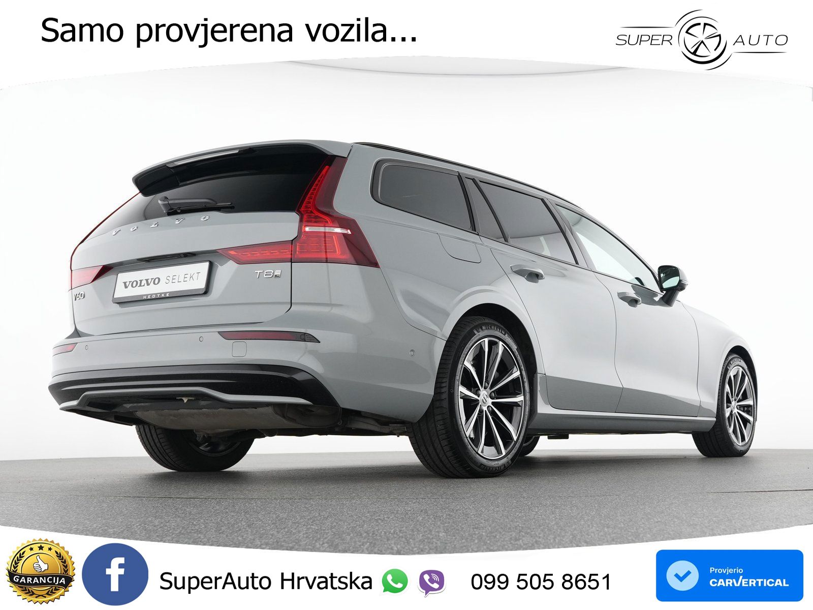 Volvo V60 2.0 T8 AWD Geartronic LED+GR SJED+ACC