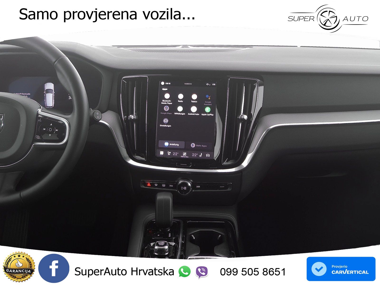 Volvo V60 2.0 T8 AWD Geartronic LED+GR SJED+ACC