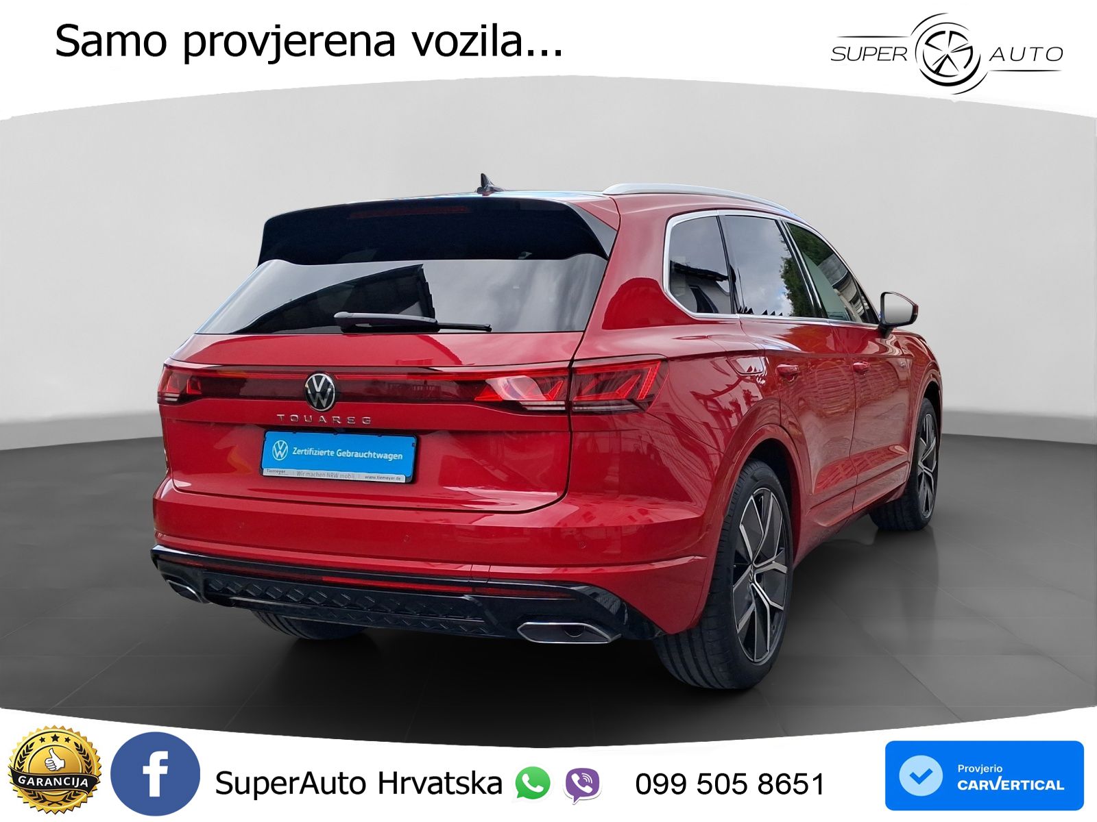 Volkswagen Touareg 3.0 V6 TDI (286 KS) 4MOTION Tiptronic ZRAČNI+ACC+GR SJED+KAM