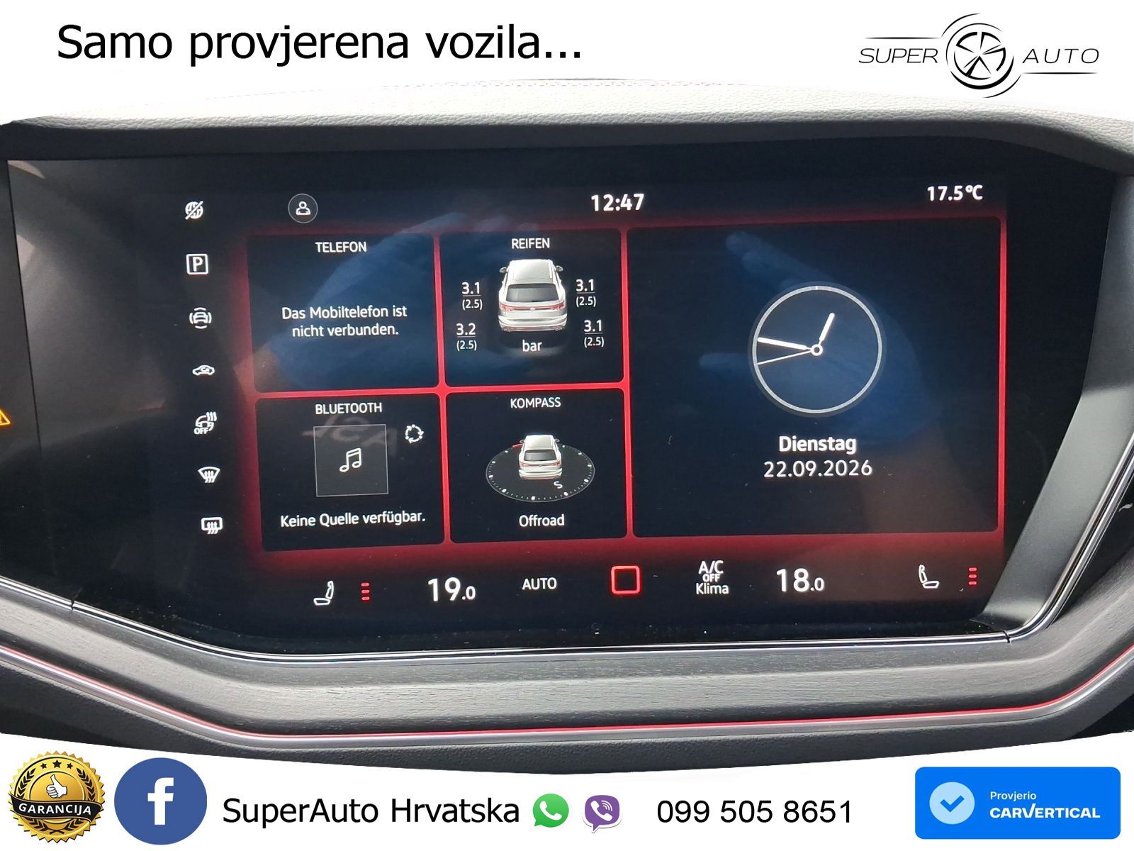 Volkswagen Touareg 3.0 V6 TDI (286 KS) 4MOTION Tiptronic ZRAČNI+ACC+GR SJED+KAM