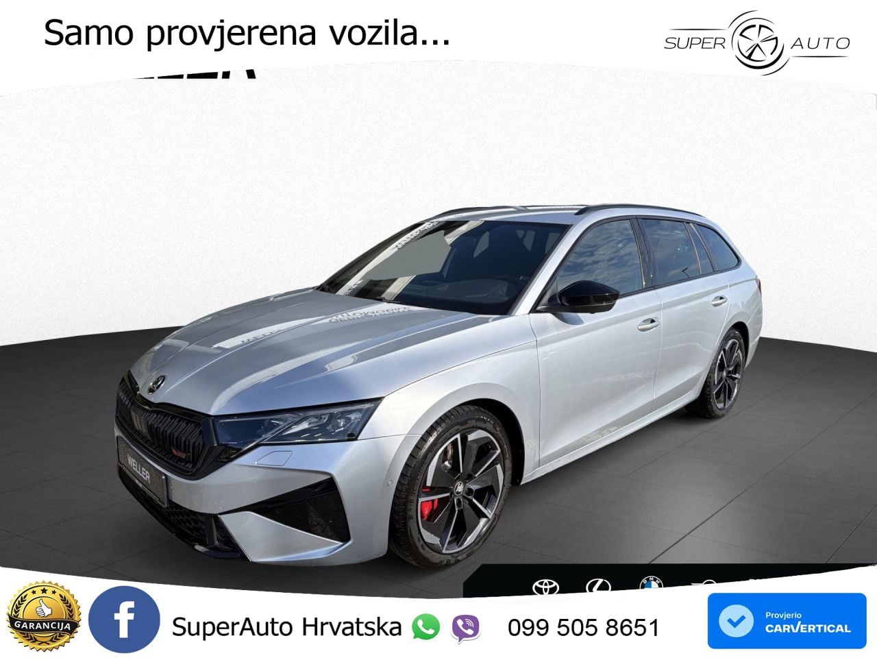 Škoda Octavia Combi RS 2.0 TSI (265 KS) DSG MATRIX+GR SJED+KAM