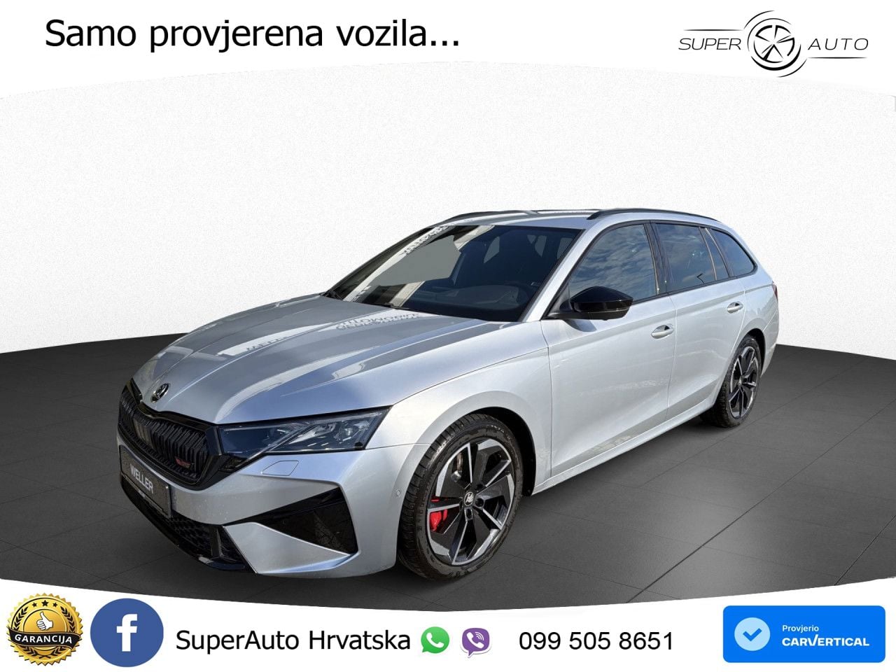 Škoda Octavia Combi RS 2.0 TSI (265 KS) DSG MATRIX+GR SJED+KAM