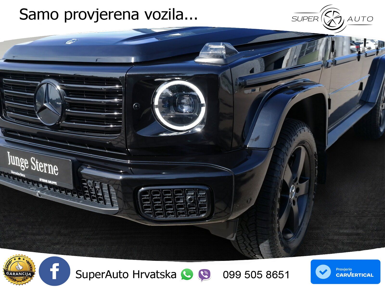 Mercedes G 450d Long (367 KS) 4MATIC 9G-TRONIC Exclusive LED+GR SJED+ACC