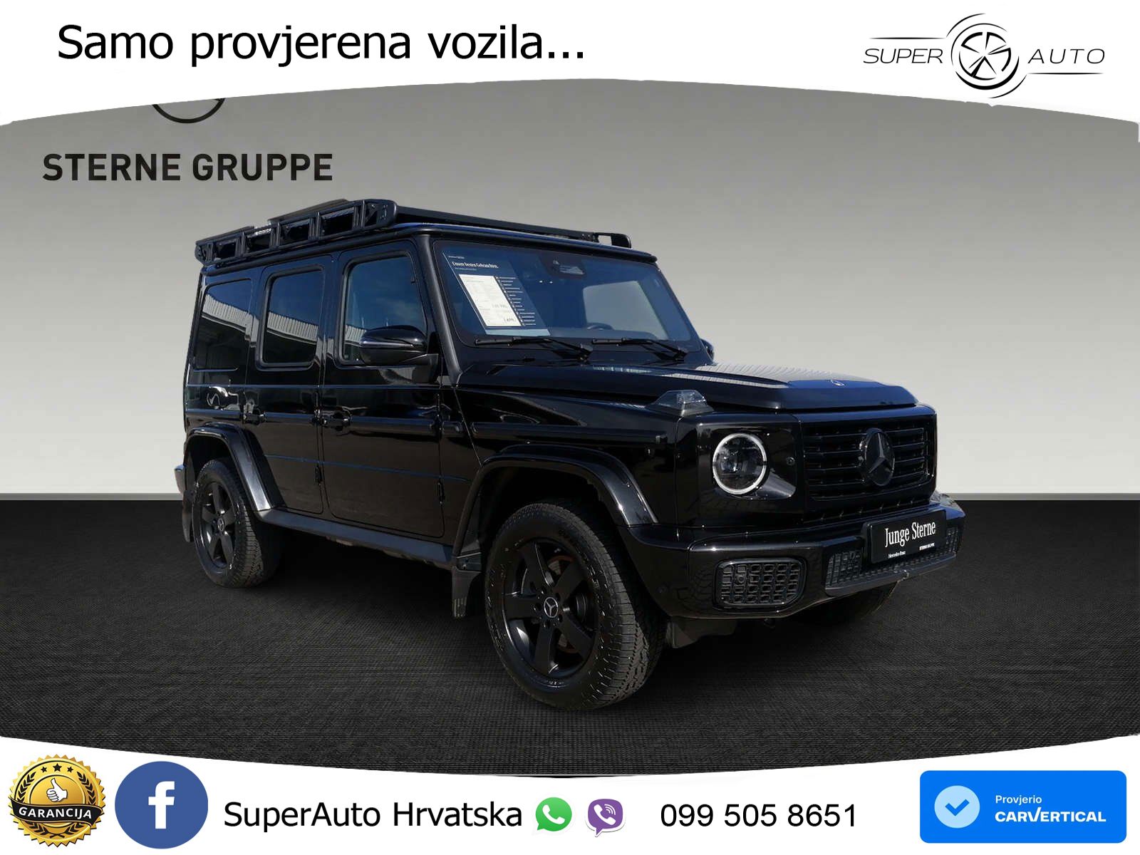 Mercedes G 450d Long (367 KS) 4MATIC 9G-TRONIC Exclusive LED+GR SJED+ACC