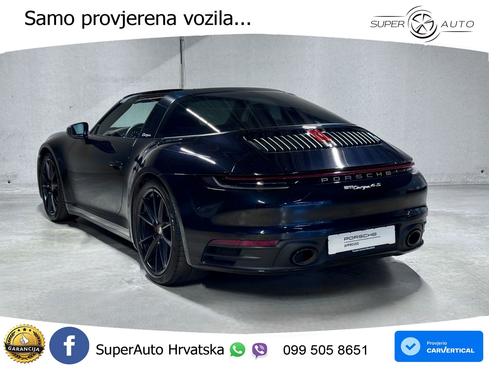 Porsche 911 Targa 4S 3.0 (450 KS) PDK LED+GR SJED+ACC