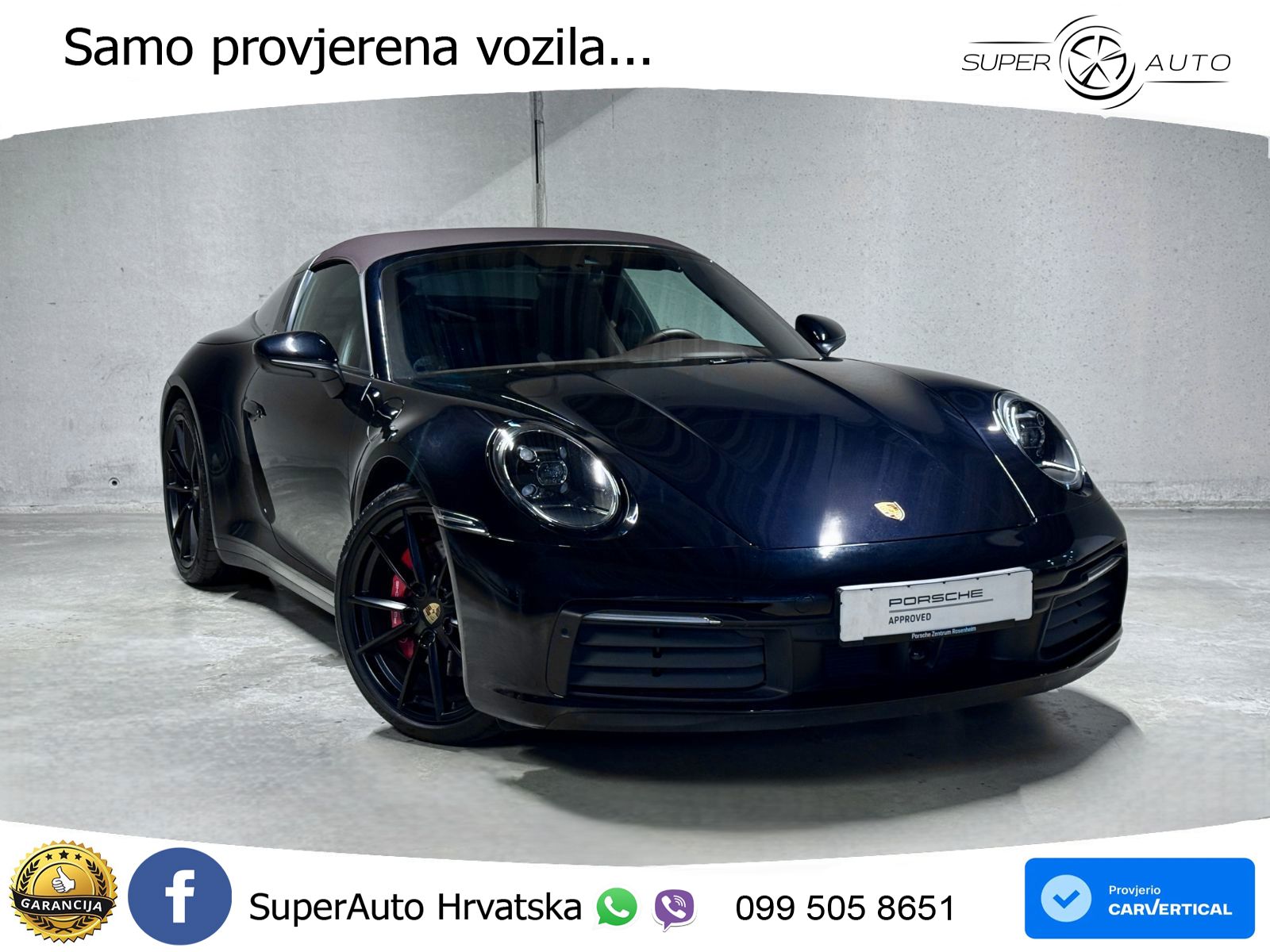Porsche 911 Targa 4S 3.0 (450 KS) PDK LED+GR SJED+ACC