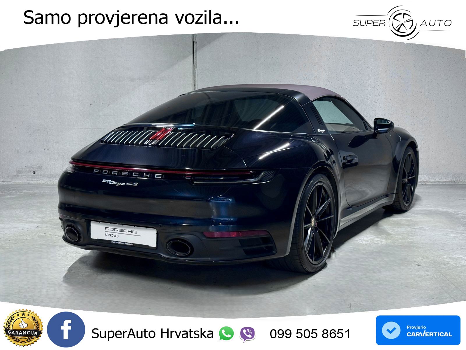 Porsche 911 Targa 4S 3.0 (450 KS) PDK LED+GR SJED+ACC