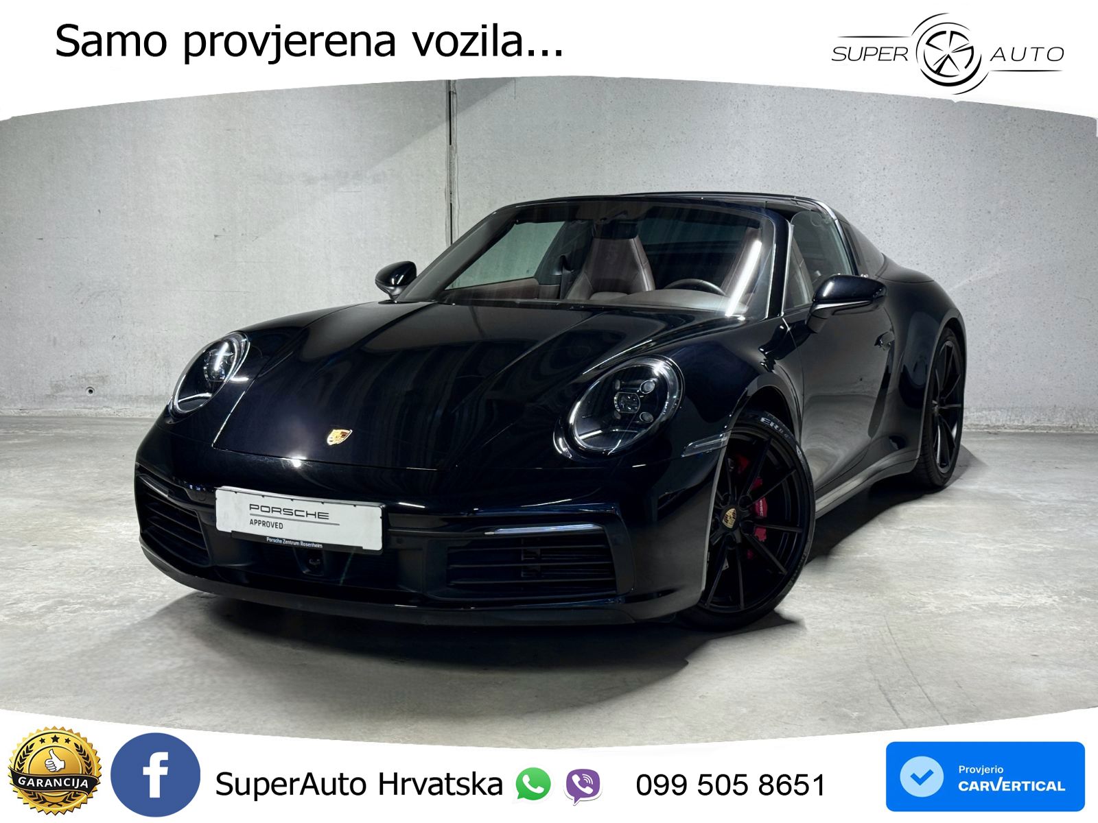 Porsche 911 Targa 4S 3.0 (450 KS) PDK LED+GR SJED+ACC