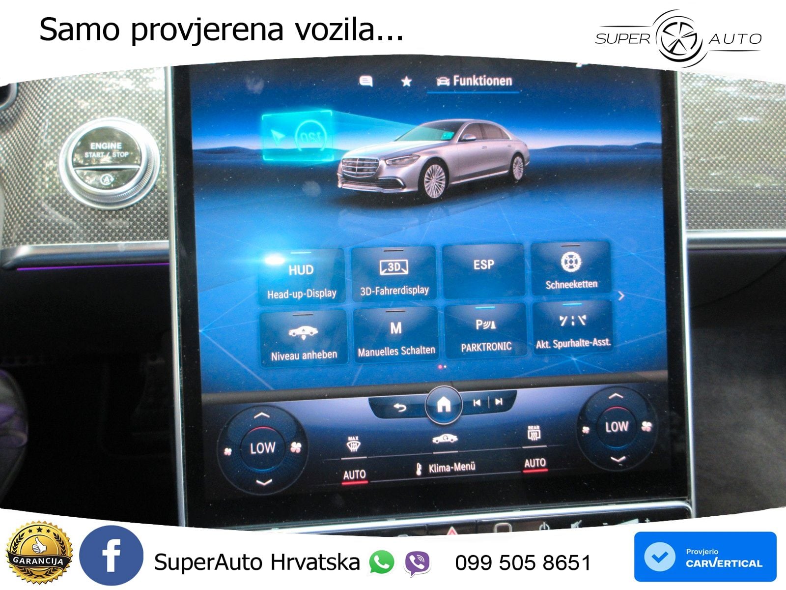 Mercedes S 580 V8 (503 KS) EQ Boost 4MATIC 9G-TRONIC AMG ACC+HEAD+4xGR SJED+360+PANO