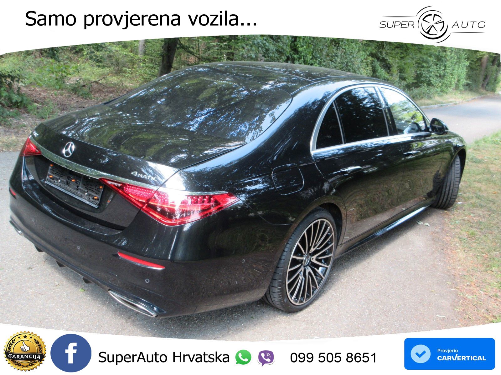 Mercedes S 580 V8 (503 KS) EQ Boost 4MATIC 9G-TRONIC AMG ACC+HEAD+4xGR SJED+360+PANO
