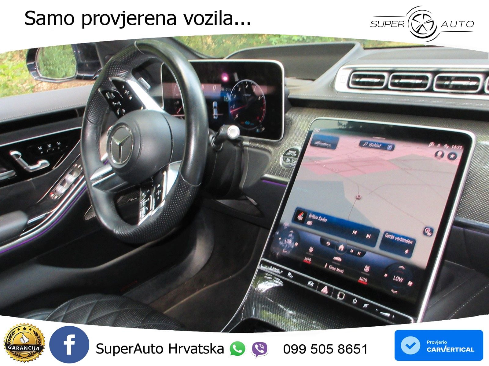 Mercedes S 580 V8 (503 KS) EQ Boost 4MATIC 9G-TRONIC AMG ACC+HEAD+4xGR SJED+360+PANO