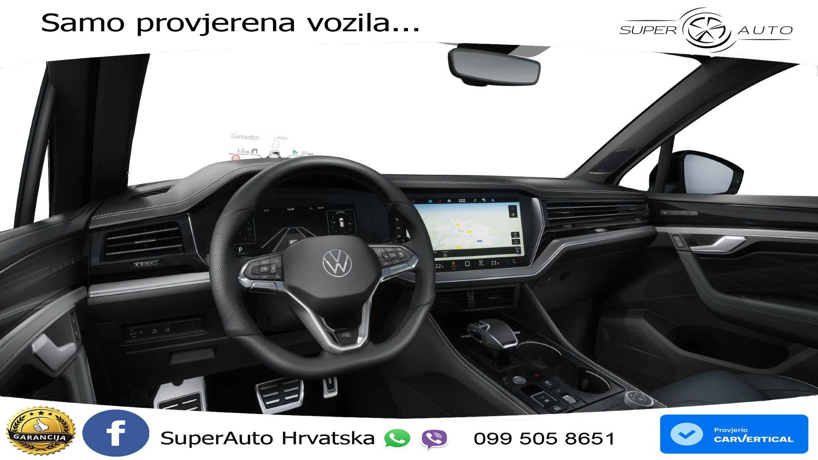 Volkswagen Touareg 3.0 V6 TSI (340 KS) 4MOTION Tiptronic R-Line ZRAČNI+ACC+4xGR SJED+KAM