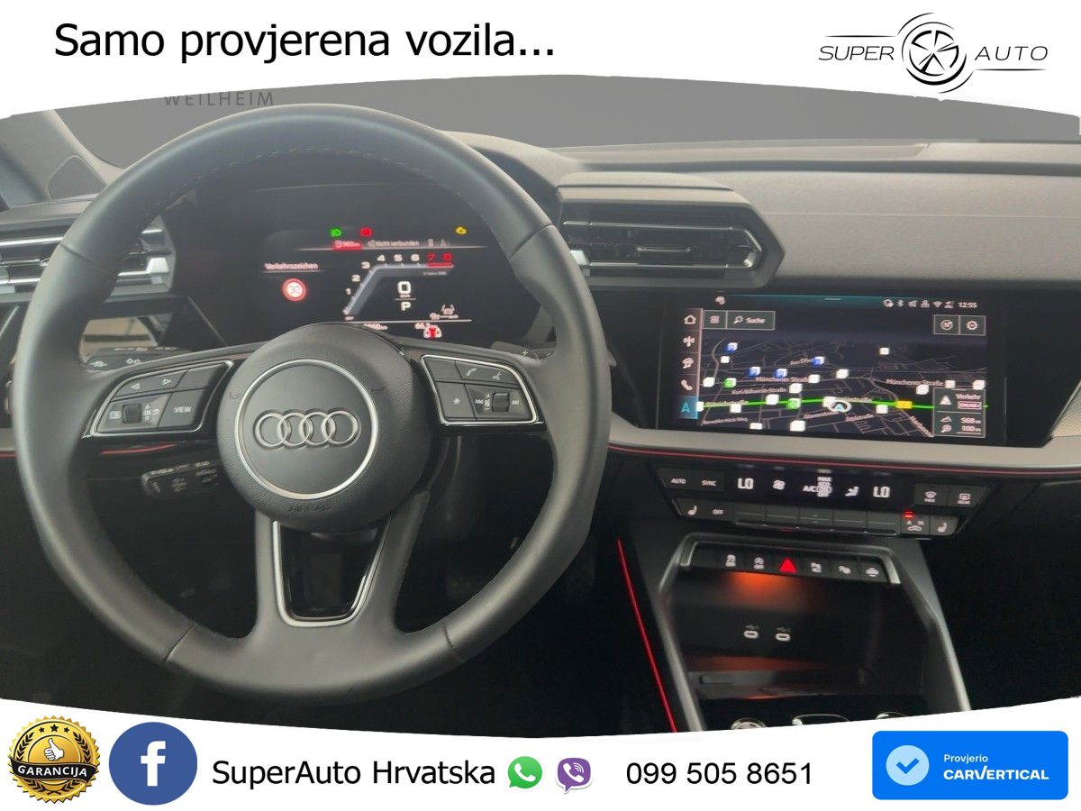 Audi A3 35 TFSI (150 KS) S tronic LED+GR SJED+ACC